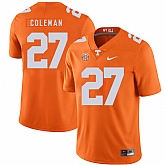 Tennessee Volunteers 27 Justin Coleman Orange Nike College Football Jersey Dzhi,baseball caps,new era cap wholesale,wholesale hats
